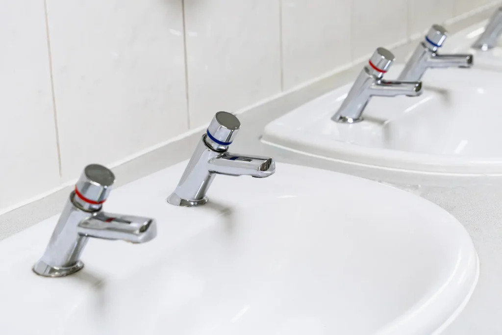 Hot and cold taps