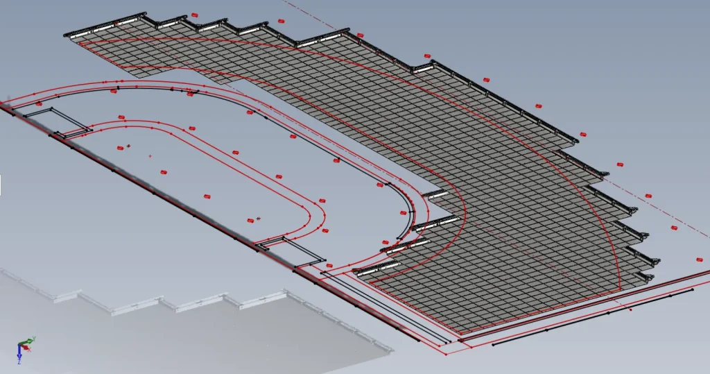 Digital Projections create Large Display Frame Designs with help from TriMech Services 1 Digital Projections Design