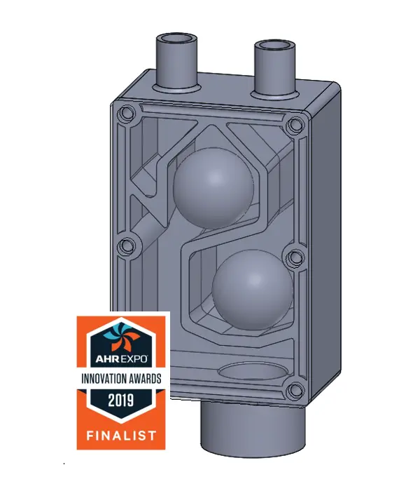 HVAC Design Gains Award-winning Results with Faster Models and Prototypes 4 Award winning trap design